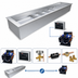 Thumbnail image #3 for Hatco CWBR-S3 Slim 3-Pan Full-Size Remote Refrigerated Drop-In Cold Well with Condensing Unit