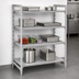 Thumbnail image #4 for Cambro Camshelving Premium 4-Tier Stationary Starter Unit, 18 x 72 x 64, 3 Vented + 1 Solid Shelves