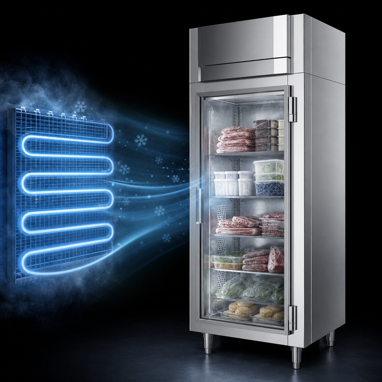 Product image #3 for Victory UltraSpec Shallow Depth One-Section Glass Door Reach-In Freezer, 20.15 Cu. Ft., Self-Contained, 115V