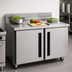Thumbnail image #3 for Centerline 48-Inch Two-Section Compact Undercounter Worktop Freezer with Solid Doors