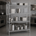 Thumbnail image #3 for Advance Tabco Special Value Heavy-Duty Chrome-Plated Wire Shelf, 54 x 21 Inches