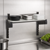 Thumbnail image #3 for Cambro Camshelving Elevation 21 x 42-Inch Solid Wall-Mounted Shelf Kit, Brushed Graphite
