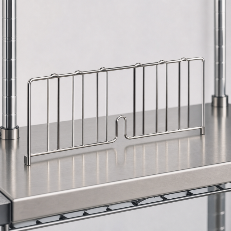 Product image #3 for Metro Super Erecta 8-Inch x 18-Inch Stainless Steel Shelf Divider