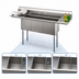 Thumbnail image #4 for Koolmore 75-Inch Commercial 3-Compartment Stainless Steel Sink with Dual Drainboards and Backsplash