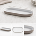 Thumbnail image #3 for American Metalcraft 10-Inch Oval Melamine Platter, Mocha
