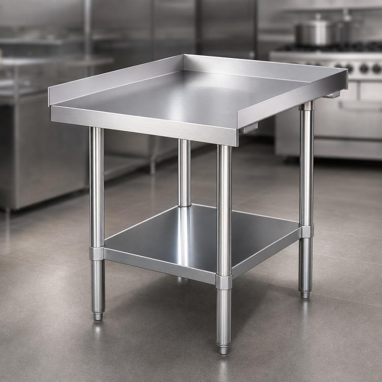 Product image #3 for Comstock-Castle 48-Inch Equipment Stand with Stainless Steel Top and Galvanized Base
