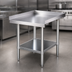 Thumbnail image #3 for Comstock-Castle 48-Inch Equipment Stand with Stainless Steel Top and Galvanized Base