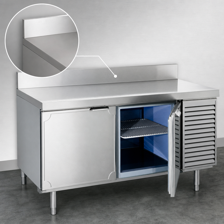 Product image #3 for La Rosa Refrigeration L-20138-23-28 One-Section 38" Work Top Freezer Base
