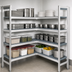 Thumbnail image #3 for Fermostock 4-Tier Corner Expansion Polymer Shelving Kit, 66