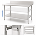 Thumbnail image #3 for Eagle Group Adjustable Galvanized Work Table Undershelf for 108