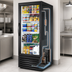 Thumbnail image #3 for True 27-Inch One-Section Glass Door Merchandiser Refrigerator, Standard Look, Black