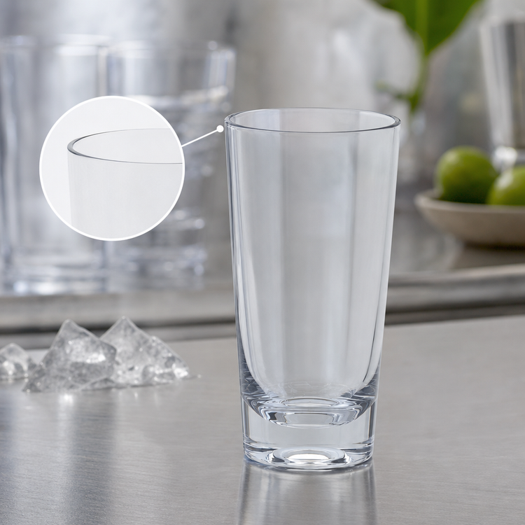 Product image #4 for Parker Collection 21 oz Clear Tritan Plastic Highball Glass