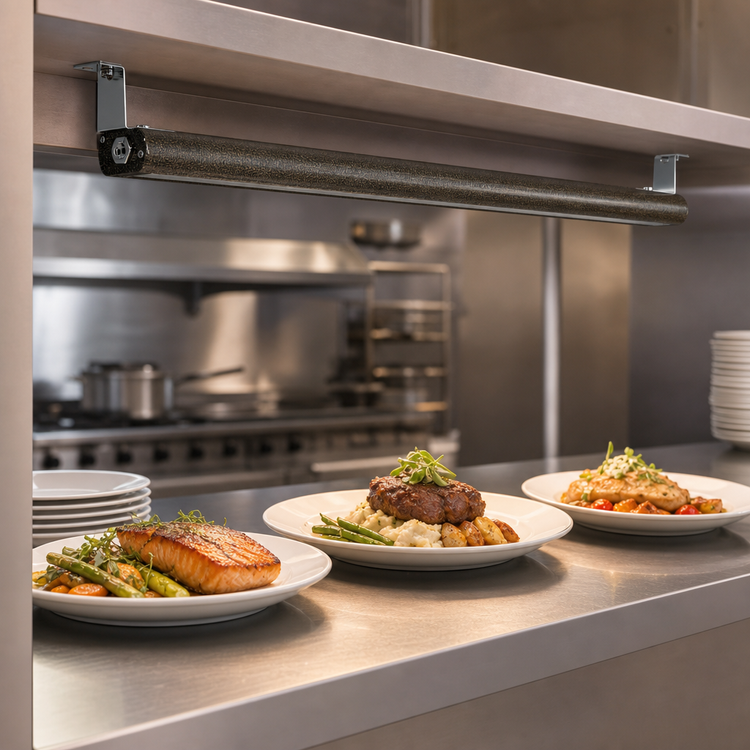 Product image #3 for Vollrath 78-Inch Low Profile Unlighted Heat Strip, 208V, Direct Wired