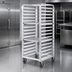 Thumbnail image #3 for Walk-In Heavy-Duty Aluminum Bun Pan Rack, End Load, 27-Pan Capacity