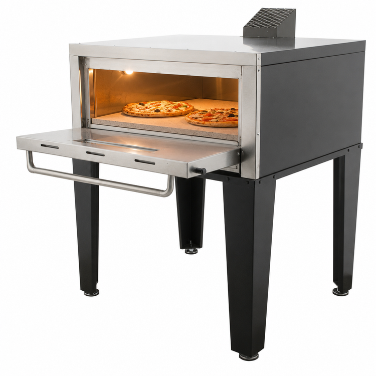 Product image #4 for Single Deck Commercial Gas Pizza Oven with 42 x 32-Inch Stone Deck and 7-Inch Chamber