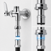 Thumbnail image #3 for T&S Brass EasyInstall Add-On Faucet for Pre-Rinse Units, Less Nozzle