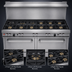 Thumbnail image #3 for Southbend Ultimate 60-Inch Gas Restaurant Range with 9 Open Burners and 2 Cabinets