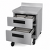 Thumbnail image #3 for Hoshizaki Steelheart 27-Inch One-Section Worktop Refrigerator with 2 Drawers, Self-Contained Rear-Mounted, 1/6 HP