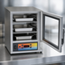 Thumbnail image #3 for Panco HCHNLSI-RC2.25 Half-Size Narrow Heated Holding Cabinet with Universal Slides