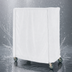 Thumbnail image #3 for Metro White Waterproof Vinyl-Nylon Cart Cover for 48 x 18 x 62 Inch Queen Mary and Banquet Carts