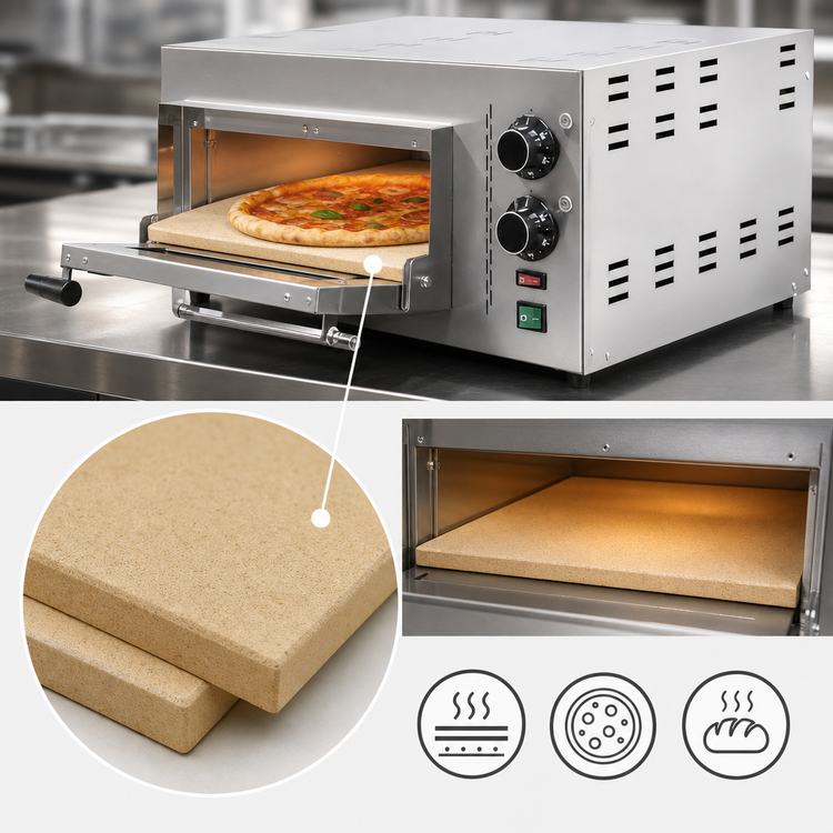 Product image #3 for Trento Compact Series 23.4-Inch Countertop Single Chamber Electric Deck Pizza Oven