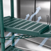 Thumbnail image #3 for QuadPLUS Louvered Polymer Shelf Mat with Wire QuadTruss Frame, 72 x 24 Inches, Green