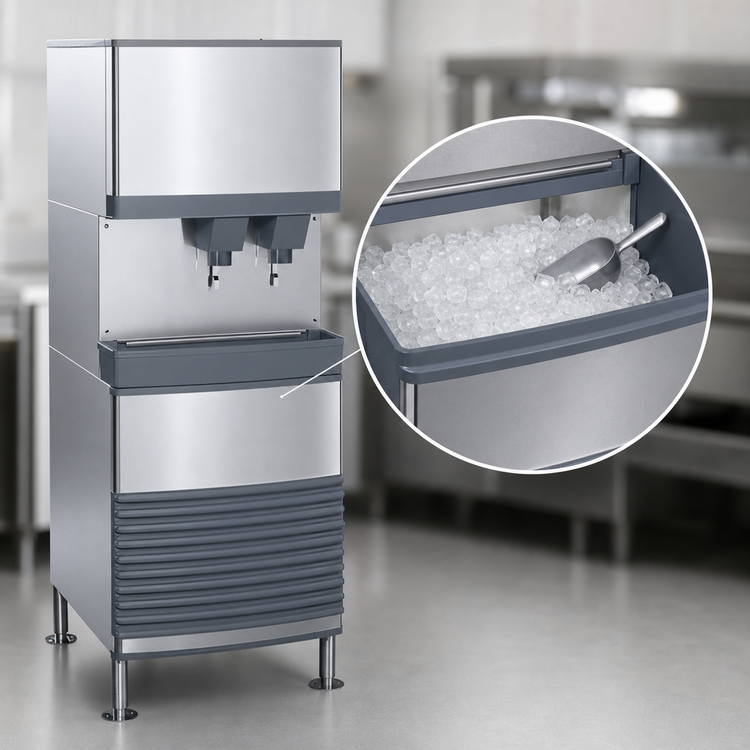 Product image #3 for Follett Symphony Plus 110FB414W-L Freestanding Ice and Water Dispenser