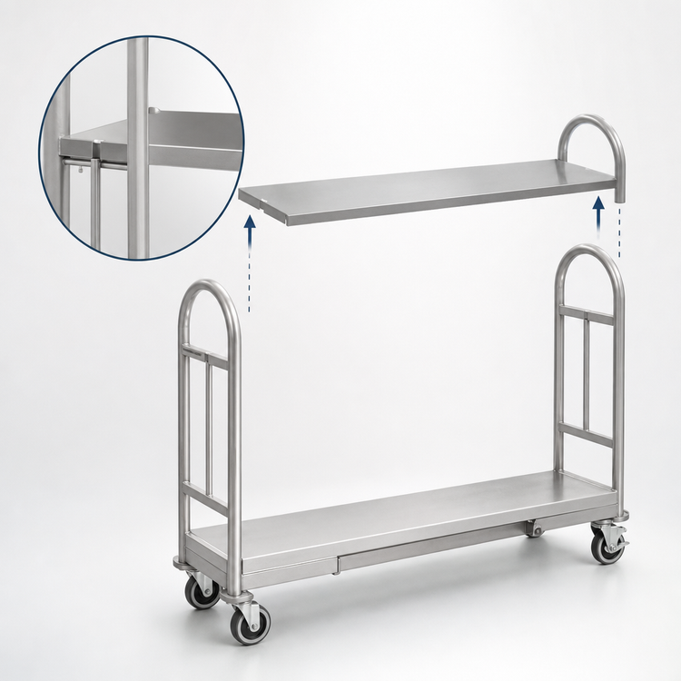 Product image #4 for Channel Manufacturing U-Boat Truck Optional Removable Steel Shelf, 60 x 16 Inches