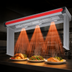Thumbnail image #3 for Hatco Glo-Ray® Designer Infrared Aluminum Strip Heater with Lights, 75-1/2