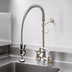 Thumbnail image #3 for equip Deck-Mount Pre-Rinse Unit, 8-Inch Centers, with 6-Inch Add-On Faucet and Swing Nozzle