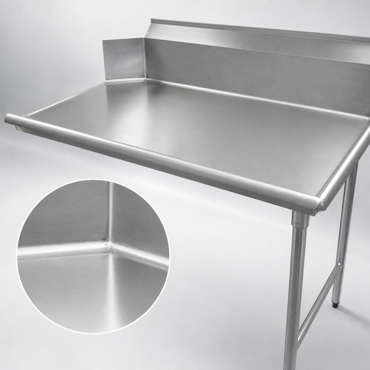 Product image #3 for Eagle Group BlendPort 36-Inch Straight Clean Dishtable with 10-Inch Backsplash