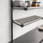 Thumbnail image #3 for Cambro Camshelving® Elevation EWSSKA1448V580 14 x 48-Inch Vented Wall-Mounted Add-On Shelf Kit