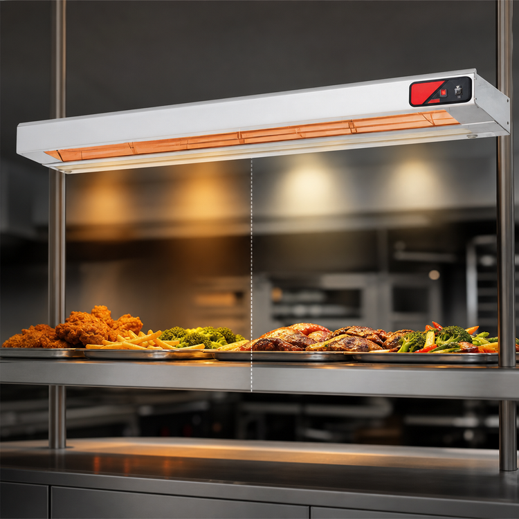 Product image #3 for Nemco 72-Inch Dual Lighted Infrared Strip Heater, 208V