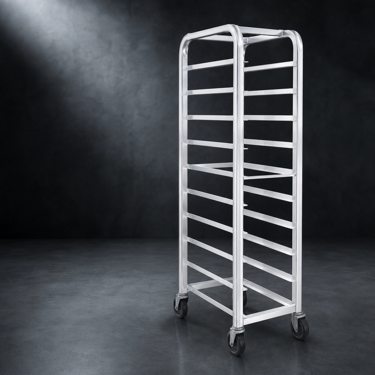 Product image #3 for Lifetime Tough Extra Heavy-Duty Aluminum End-Load Platter Rack, 6-Platter Capacity