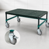 Thumbnail image #3 for QuadPLUS Mobile Dunnage Rack with 3-Sided Frame and Louvered Polypropylene Mat, 24 x 21 x 14 Inches, 800 lb Capacity