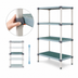 Thumbnail image #3 for MetroMax Q 4-Shelf Starter Polymer Shelving Unit, 36 Inch Wide x 24 Inch Deep x 63 Inch High