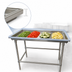 Thumbnail image #3 for Advance Tabco SR-72 72 x 30 Inch Stainless Steel Sorting Table with 3-Inch Raised Edge