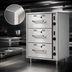 Thumbnail image #3 for RedHots DWN-3-240 3-Drawer Narrow Freestanding Warming Drawer