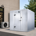 Thumbnail image #3 for AmeriKooler Outdoor Quick Ship 6 ft x 6 ft Walk-In Cooler with Floor and Remote R-448A Refrigeration