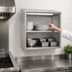 Thumbnail image #3 for Glastender Open Front Stainless Steel Wall-Mount Cabinet, 36 x 15 x 32 Inches