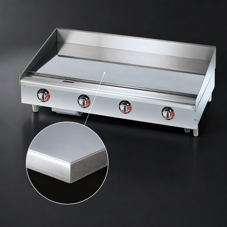 Product image #4 for Star-Max Heavy Duty 48-Inch Electric Countertop Chrome Plate Griddle
