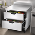 Thumbnail image #3 for Beverage-Air 32-Inch 2-Drawer Worktop Refrigerator with Stainless Steel Top and 4-Inch Backsplash, 7.2 Cu. Ft.