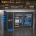 Thumbnail image #3 for Krowne Two-Section Sliding Glass Door Refrigerated Back Bar Storage Cabinet, 60-Inch Wide, Self-Contained Side-Mounted