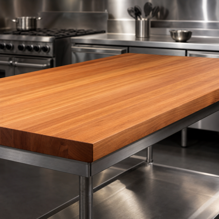 Product image #3 for Boos Block American Cherry Edge Grain Kitchen Countertop, 120 x 36 x 3 Inch, Penetrating Oil Finish