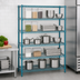 Thumbnail image #3 for EagleGard 5-Tier Wire Starter Shelving Unit, 60-Inch x 21-Inch x 74-Inch, Hybrid Epoxy Finish