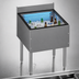 Thumbnail image #3 for CHOICE 42-Inch x 19-Inch Stainless Steel Underbar Ice Bin with Built-In 10-Circuit Cold Plate