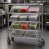 Thumbnail image #3 for Metro Super Erecta 48 Inch x 24 Inch Chrome Slanted Wire Shelf
