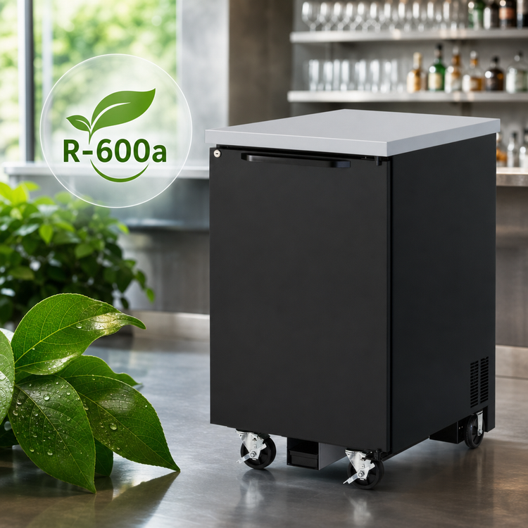 Product image #3 for Turbo Air Super Deluxe One-Section Back Bar Cooler, 7.76 Cu. Ft., Self-Contained
