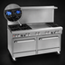 Thumbnail image #3 for Southbend Ultimate 60-Inch Gas Restaurant Range with 2 Open Burners, 48-Inch Griddle, Standard Oven, and Convection Oven