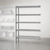 Thumbnail image #3 for Eagle Group 5-Tier Add-On Wire Shelving Unit, 36W x 18D x 74H, Chrome-Plated Finish